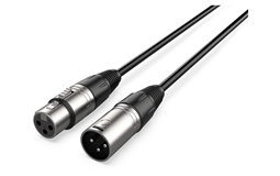 Audibax Silver Cable XLR Macho - XLR Hembra 15 Metros Negro-Em stock-