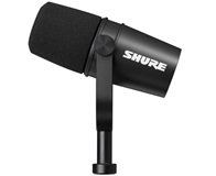 SHURE MV7X Micrófono Vocal XLR Negro-Em Stock.