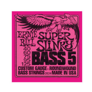 Jogo Cordas Baixo Elétrico Ernie Ball 2824 5 cordas 040-125-em stock