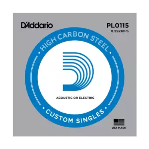 D'Addario PL 0115 Corda para guitarra individual-Em stock