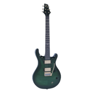 Vintage Electric Guitar VRS100TGN Flame Maple Green