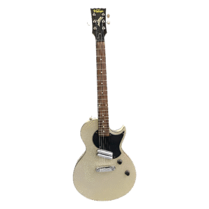 Vintage guitarra elétrica VZ99 SPS Zip, prata.