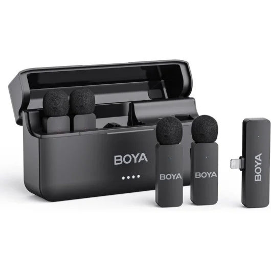 Boya Microfones BY-V4D de 4 Canais 2,4 GHz