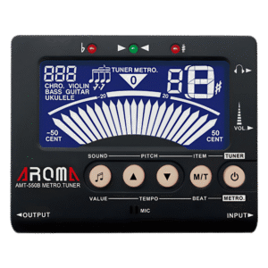 Afinador e Metrónomo Aroma AMT-550B