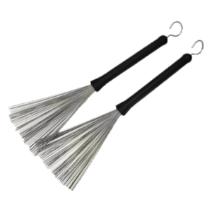 Power Beat Vassouras jazz metálicas para bateria