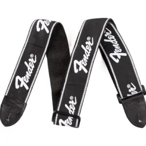 Fender Running Logo Strap – Correia preta
