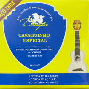 Cavaquinho Jogo cordas Dragão Especial Inox
