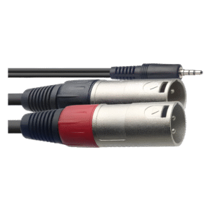 Stagg Cable Y Serie N, Mini Jack a XLR (M/M), 3m