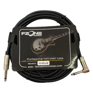 Cabo mono jack 6,35 mm Fzone FZC-IC003 preto 4,5m
