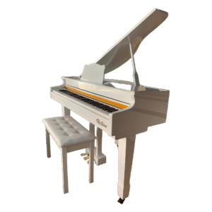 Piano Cauda Digital Paul Richard PCB-1 White polished