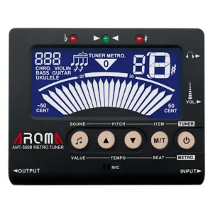 Metrónomo e Afinador Aroma AMT-550B